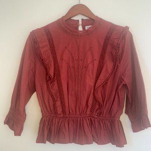 Aritzia Sunday Best Blouse - Size M
